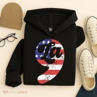 Comma La American Flag Kamala Harris Hoodie thumb 4