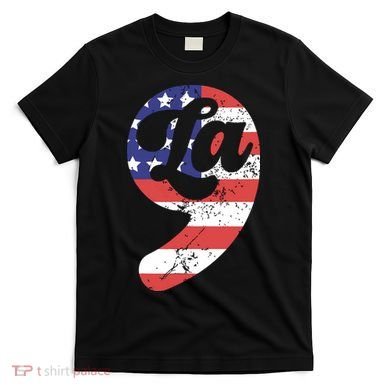 Comma La American Flag Kamala Harris T-Shirt