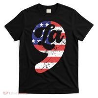 Comma La American Flag Kamala Harris T-Shirt thumb 0