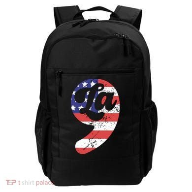 Comma La American Flag Kamala Harris Backpack
