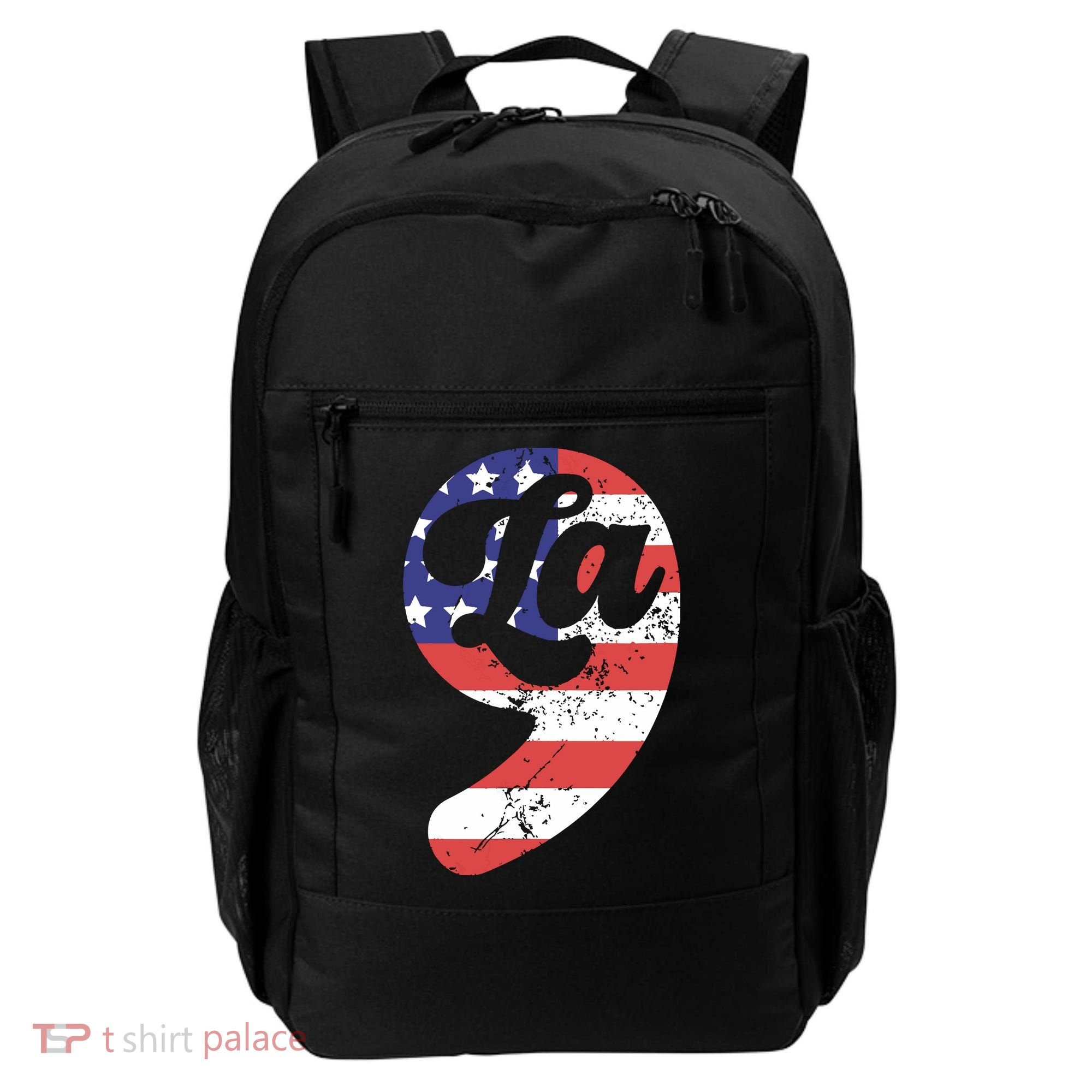 Comma La American Flag Kamala Harris Backpack