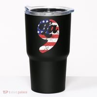 Comma La American Flag Kamala Harris Tumbler thumb 0