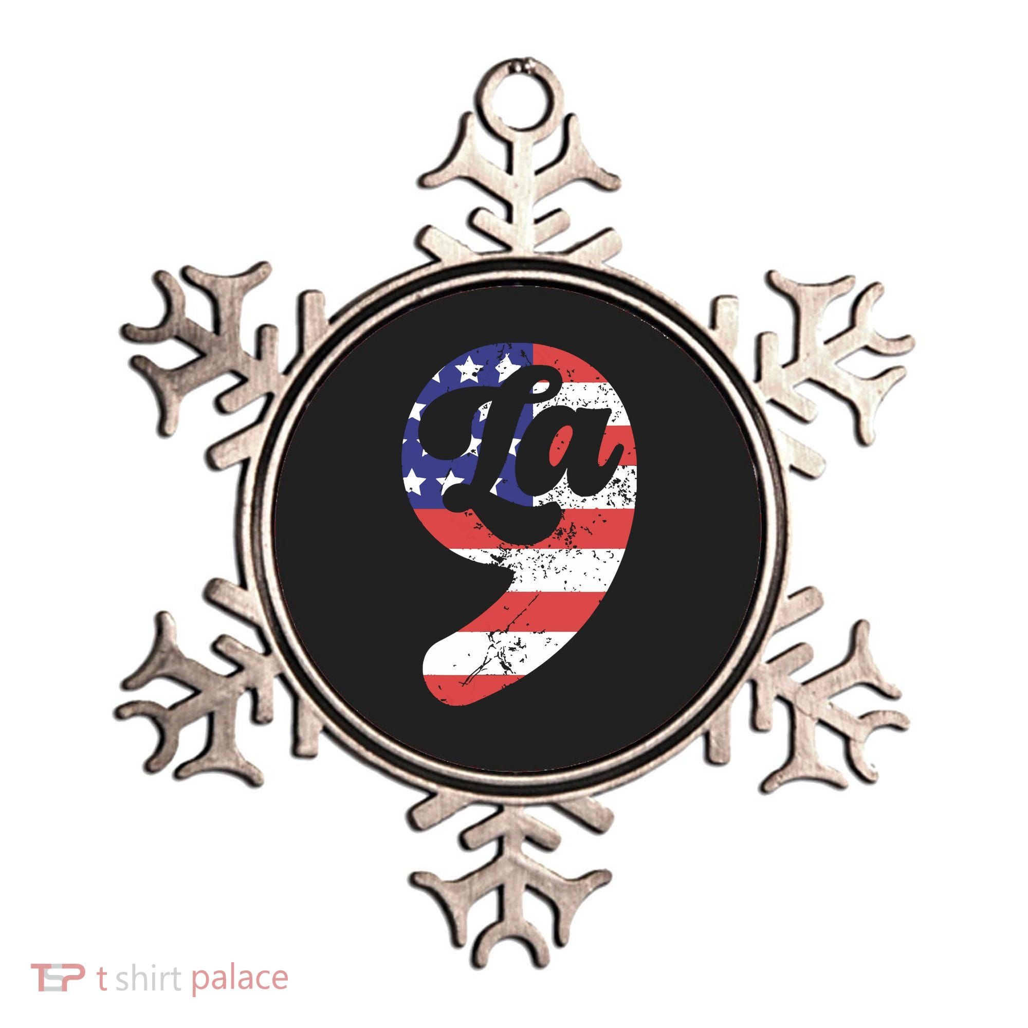 Comma La American Flag Kamala Harris Ornament