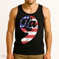 Comma La American Flag Kamala Harris Tank Top thumb 3