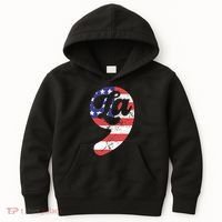 Comma La American Flag Kamala Harris Kids Hoodie thumb 0