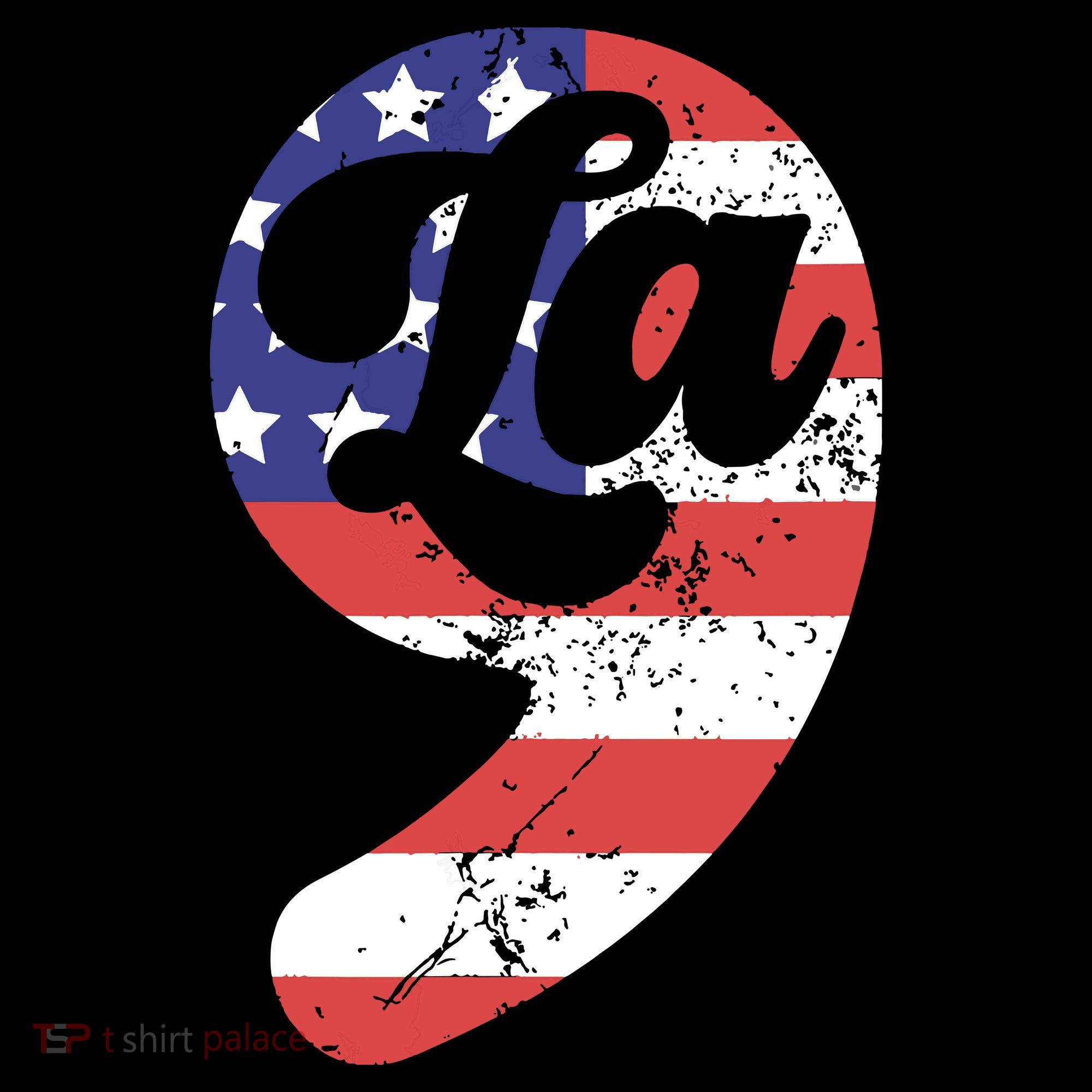 Comma La American Flag Kamala Harris Kids T-Shirt