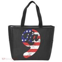 Comma La American Flag Kamala Harris Tote Bag thumb 0