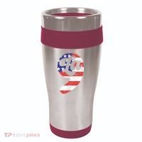 Comma La American Flag Kamala Harris 16oz Travel Tumbler thumb 0