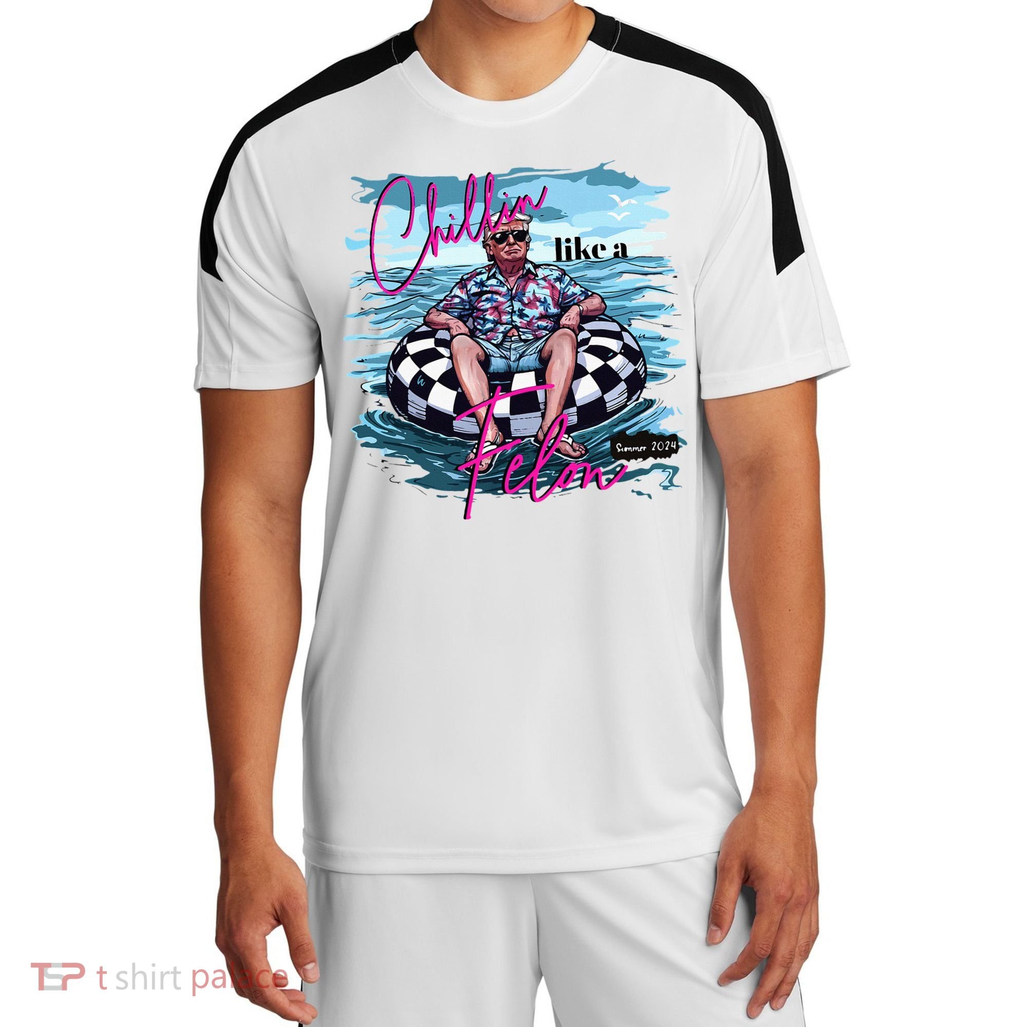 Chillin Like A Felon Trump For President 2024 Sport-Tek Competitor United Soccer Jersey