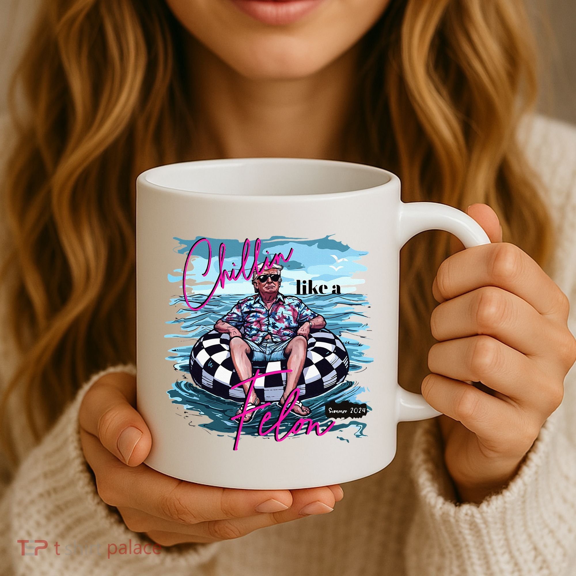 Chillin Like A Felon Trump For President 2024 Coffee Mug