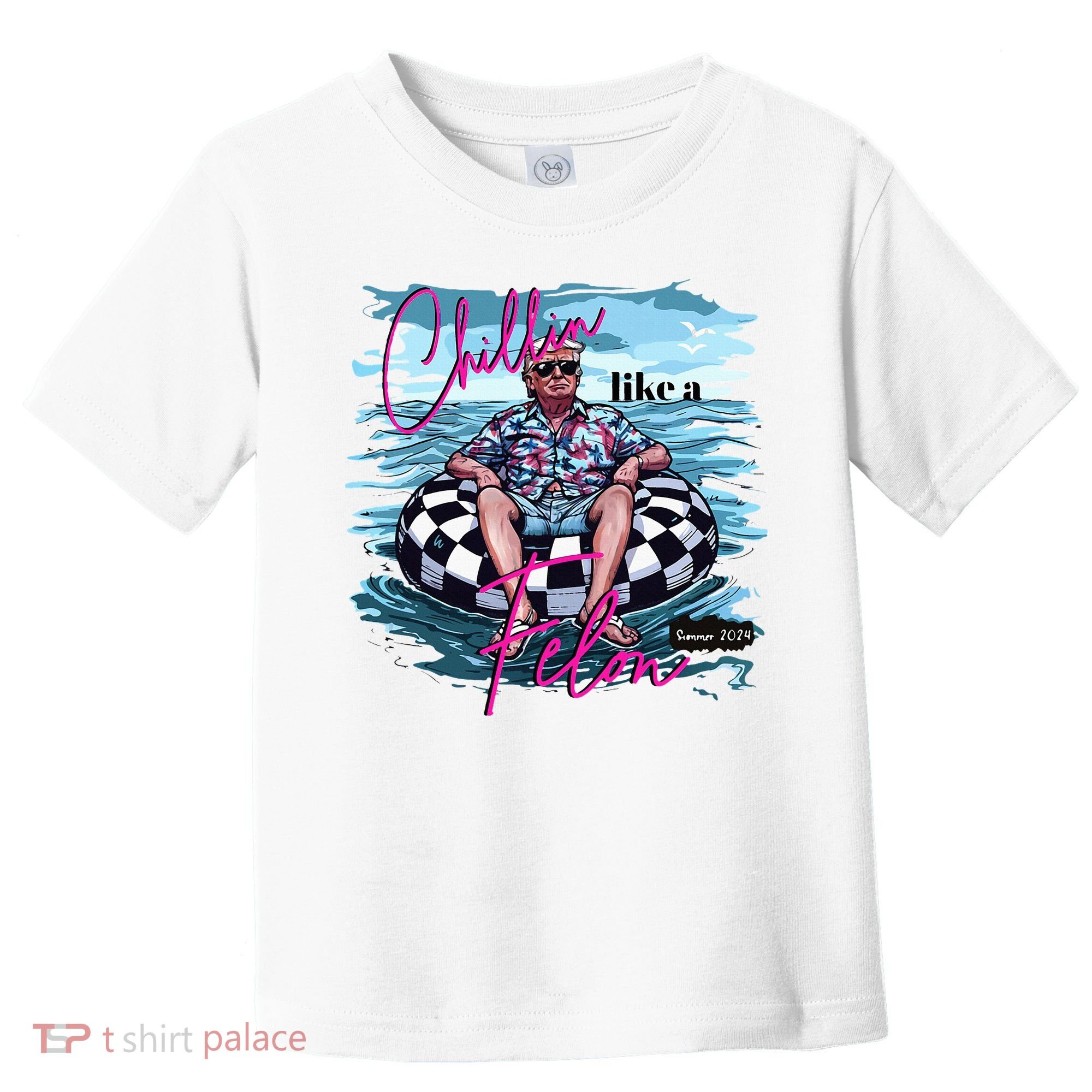 Chillin Like A Felon Trump For President 2024 Toddler T-Shirt
