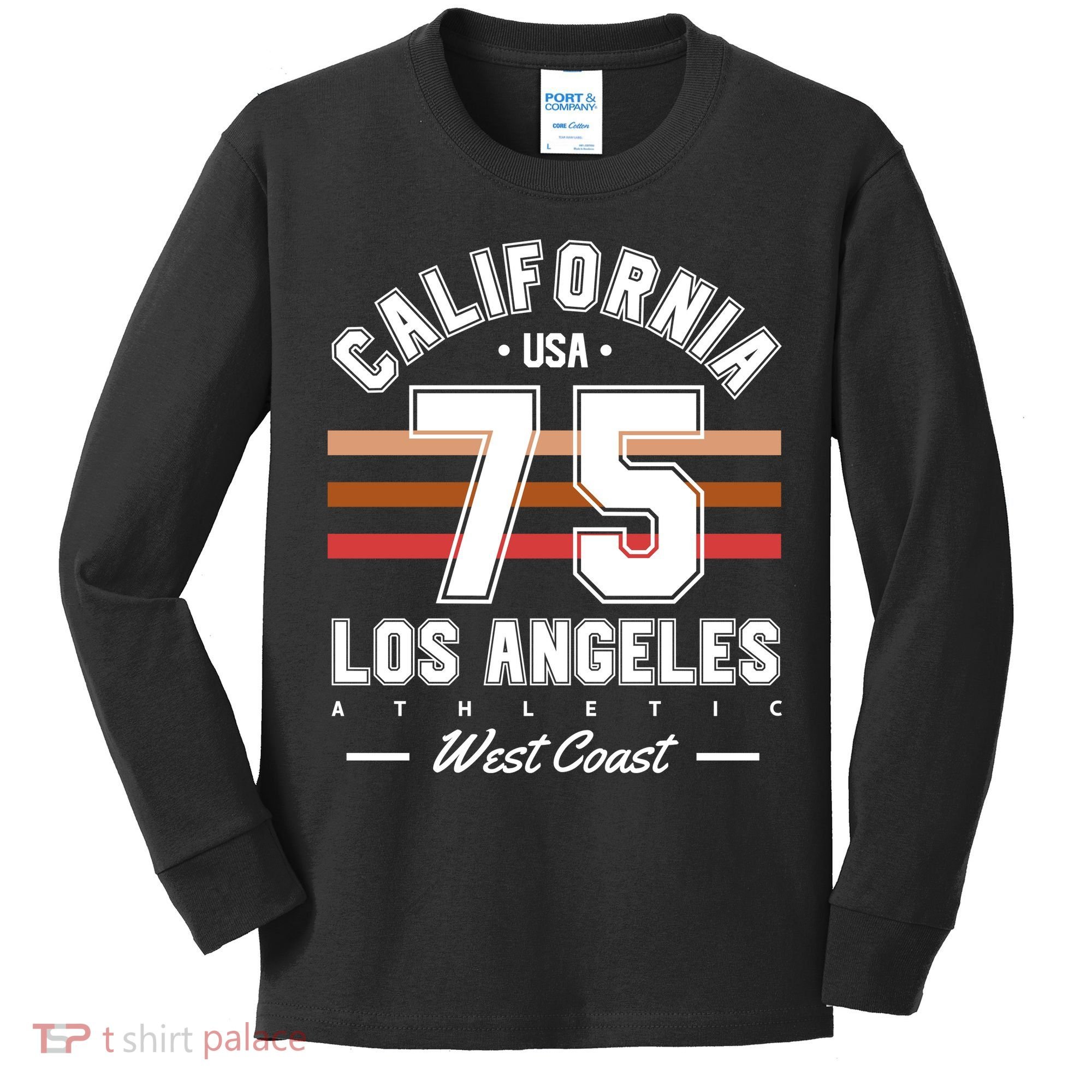 California Los Angeles Kids Long Sleeve Shirt