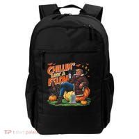 Chillin Like A Felon Donald Trump Buschlight Beer Halloween Backpack thumb 0
