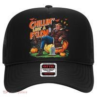Chillin Like A Felon Donald Trump Buschlight Beer Halloween Hat thumb 0