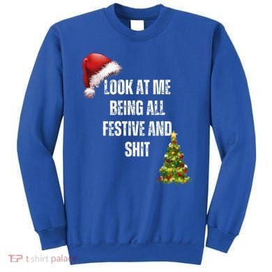 Christmas Look At Me Being All Festive And Shit Sweatshirt