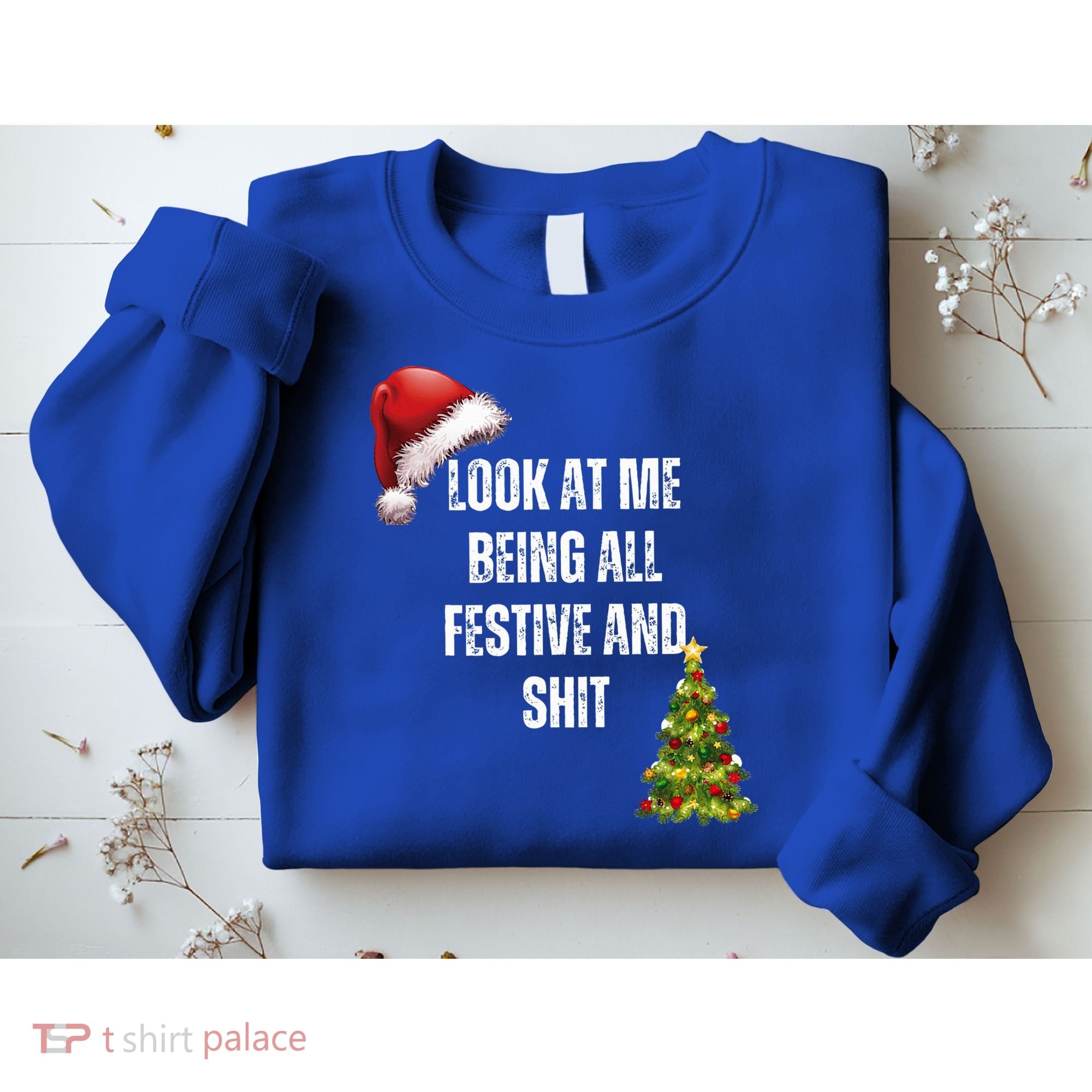 Christmas Look At Me Being All Festive And Shit Sweatshirt