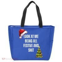Christmas Look At Me Being All Festive And Shit Tote Bag thumb 0