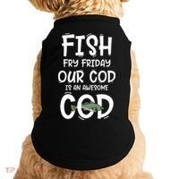 Catholic Lent And Easter Christian Lenten Fish Fry Friday Doggie Tank thumb 0