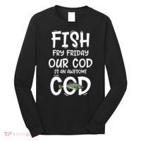 Catholic Lent And Easter Christian Lenten Fish Fry Friday Long Sleeve Shirt thumb 0