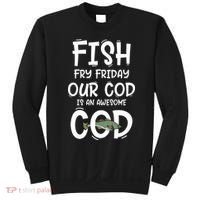 Catholic Lent And Easter Christian Lenten Fish Fry Friday Sweatshirt thumb 0