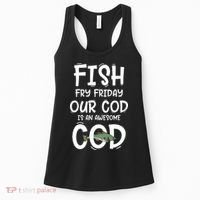 Catholic Lent And Easter Christian Lenten Fish Fry Friday Women's Tank Top thumb 0