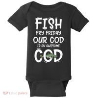 Catholic Lent And Easter Christian Lenten Fish Fry Friday Baby Bodysuit thumb 0