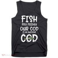 Catholic Lent And Easter Christian Lenten Fish Fry Friday Tank Top thumb 0