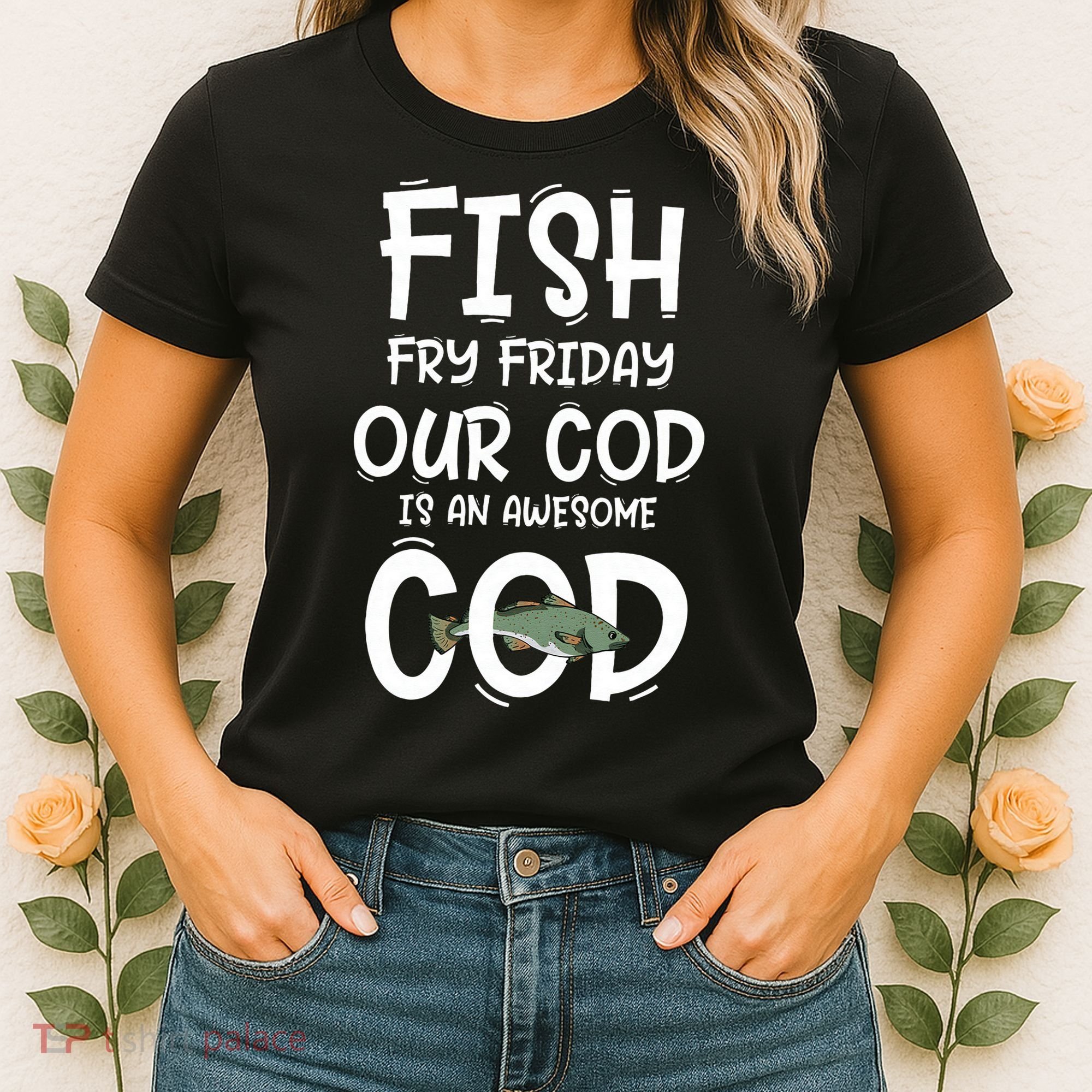 Catholic Lent And Easter Christian Lenten Fish Fry Friday Women's T-Shirt