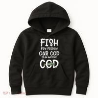 Catholic Lent And Easter Christian Lenten Fish Fry Friday Kids Hoodie thumb 0
