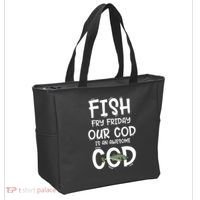 Catholic Lent And Easter Christian Lenten Fish Fry Friday Tote Bag thumb 2