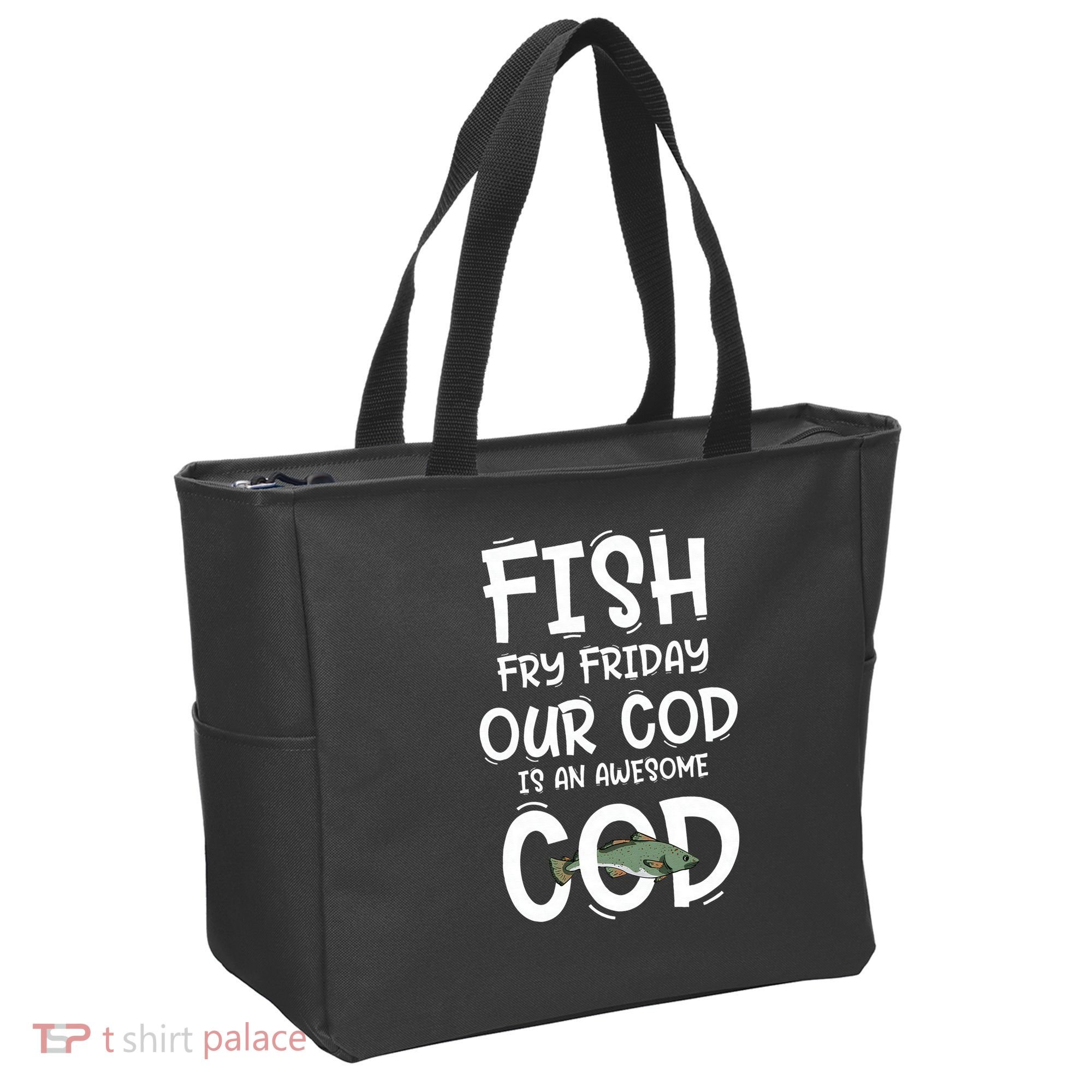 Catholic Lent And Easter Christian Lenten Fish Fry Friday Tote Bag