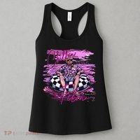 Chillin Like A Felon Retro Summer Pink Funny Trump 2024 Gift Women's Tank Top thumb 3