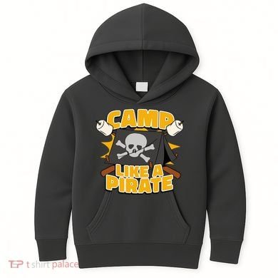 Camp Like A Pirate Kids Hoodie