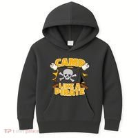 Camp Like A Pirate Kids Hoodie thumb 0