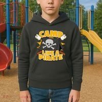 Camp Like A Pirate Kids Hoodie thumb 2