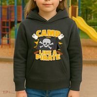 Camp Like A Pirate Kids Hoodie thumb 3