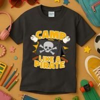 Camp Like A Pirate Kids T-Shirt thumb 3
