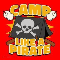Camp Like A Pirate Santa Hat thumb 1