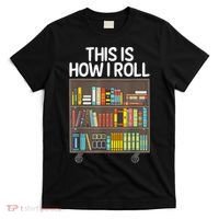 Cute Library Art Book Reader School Librarian T-Shirt thumb 0