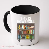 Cute Library Art Book Reader School Librarian Coffee Mug thumb 0