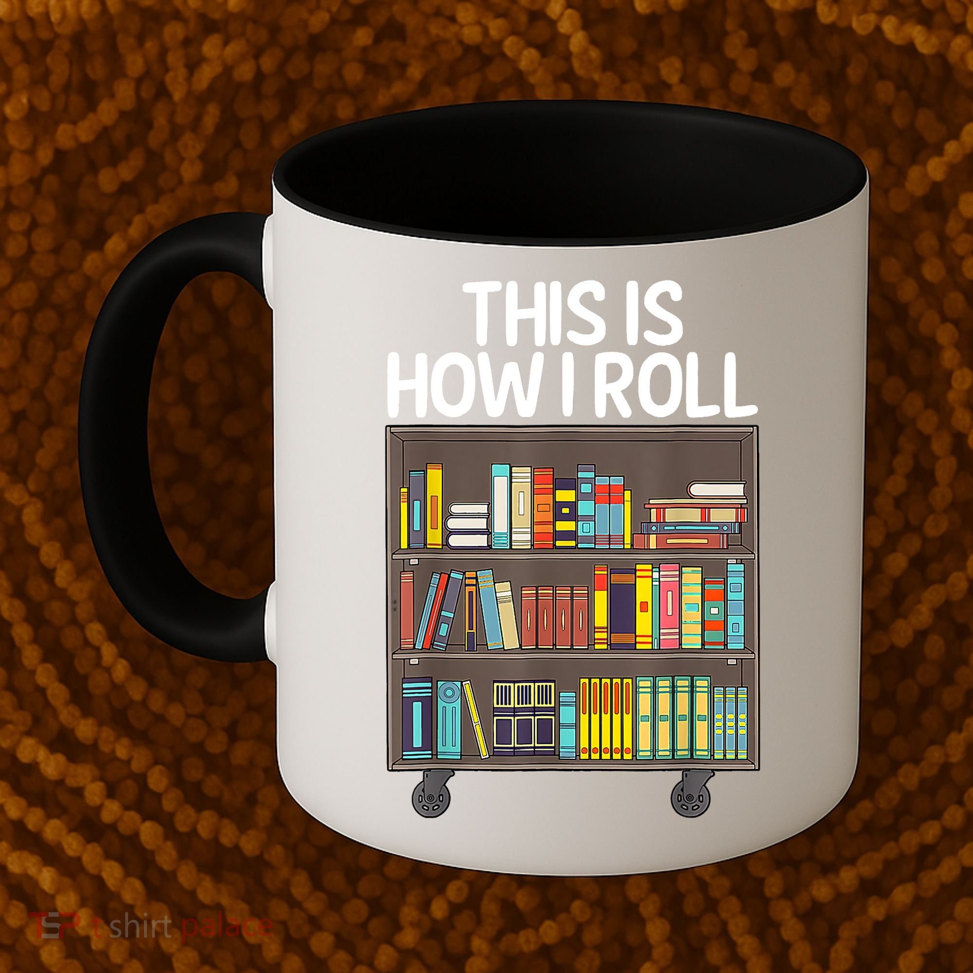 Cute Library Art Book Reader School Librarian Coffee Mug