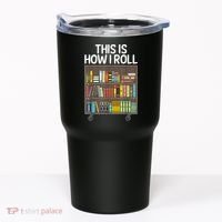 Cute Library Art Book Reader School Librarian Tumbler thumb 0