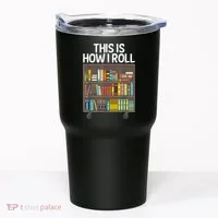 Cute Library Art Book Reader School Librarian Tumbler thumb 0