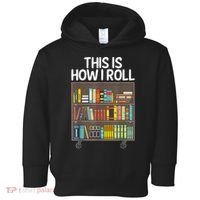 Cute Library Art Book Reader School Librarian Toddler Hoodie thumb 0
