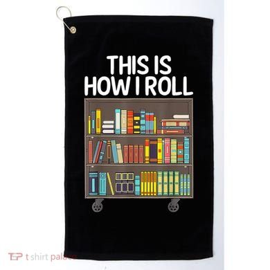 Cute Library Art Book Reader School Librarian Golf Towel