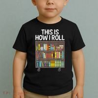 Cute Library Art Book Reader School Librarian Toddler T-Shirt thumb 2