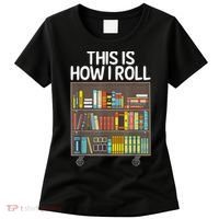 Cute Library Art Book Reader School Librarian Women's T-Shirt thumb 0