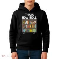 Cute Library Art Book Reader School Librarian Kids Hoodie thumb 4
