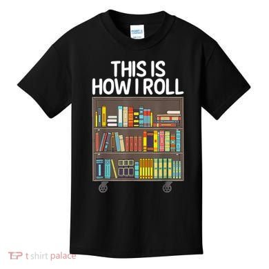 Cute Library Art Book Reader School Librarian Kids T-Shirt