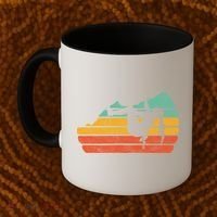 Climb Like A Girl Rock Climbing And Bouldering Retro Gift Coffee Mug thumb 2